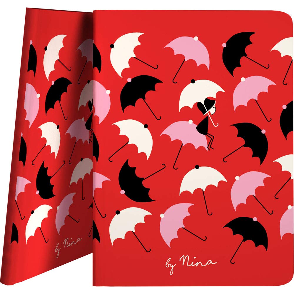 Grafoplás 1332176 Collection Nina and Other Little Things 30 Transparent Covers, Opaque Polypropylene Covers, Umbrellas, A4