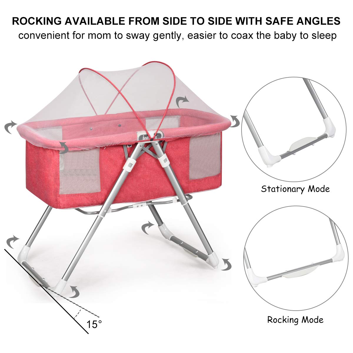 infans 2 in 1 rocking bassinet