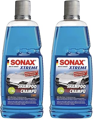 - Pack X2 Xtreme Wash & Dry - Champú para El Automóvil Lavado En Seco, 2 x 1L