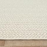 the carpet Kansas Indoor Outdoor Rug Natural Jute Look Cream 160 x 230 cm view 4