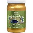 qt Modern Masters ME200 Pale Gold Metallic Paint Collection, Satin Water-Based Decorative Metallic Paint