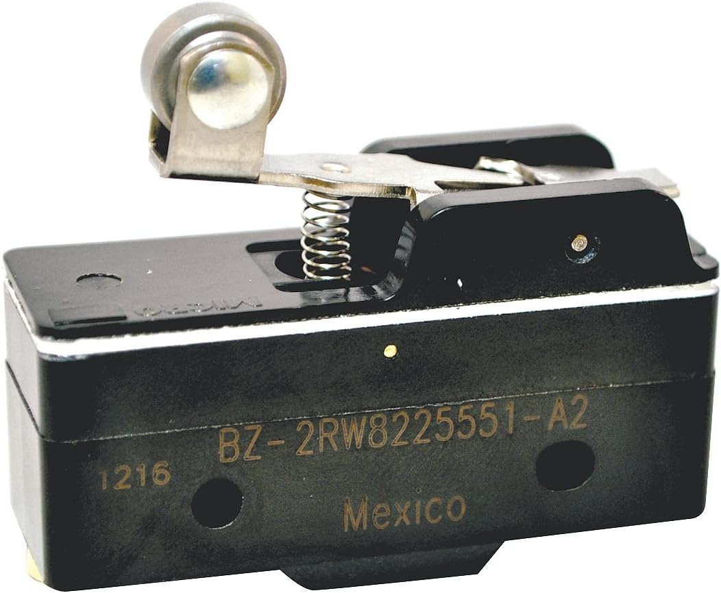 Honeywell BZ-2RW8225551-A2 Lg Basic Swch, 15A, Spdt, Shrt Roller Lever