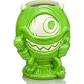 Geeki Tikis Disney Pixar Monster'S, Inc. Mike Wazowski Ceramic Mug | Party Cocktail Tumbler For Liquor And Beverages | Holds 20 Ounces
