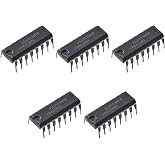 Bridgold 5pcs CD4026BE CD4026 4026 CMOS Decade Counter Divider,DIP-16. | with Decoded 7-Segment Display Outputs and Display Enable