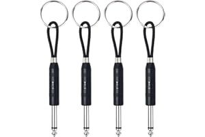 Gluutoyashop 4Pcs Guitar Plug Keychain for Marshall amp Key Holder, for Fender Jack Holder,for marshall jack key holder