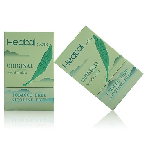 HEABAL Herbal Cigarettes - Nicotine Free & Tobacco Free (10 Packs / 200  Cigarettes) Flavor:Original in Kenya