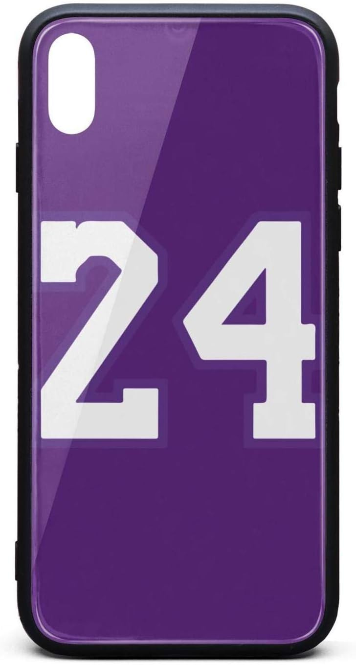Black-Mamba-Kobe-Bryant-#24- for iPhone X Case Cute Lightweight TPU Rubber Frame Hard PC Back Shell