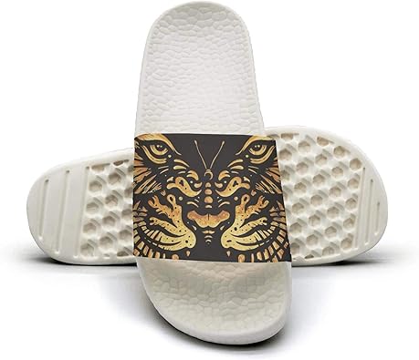 white tiger slippers