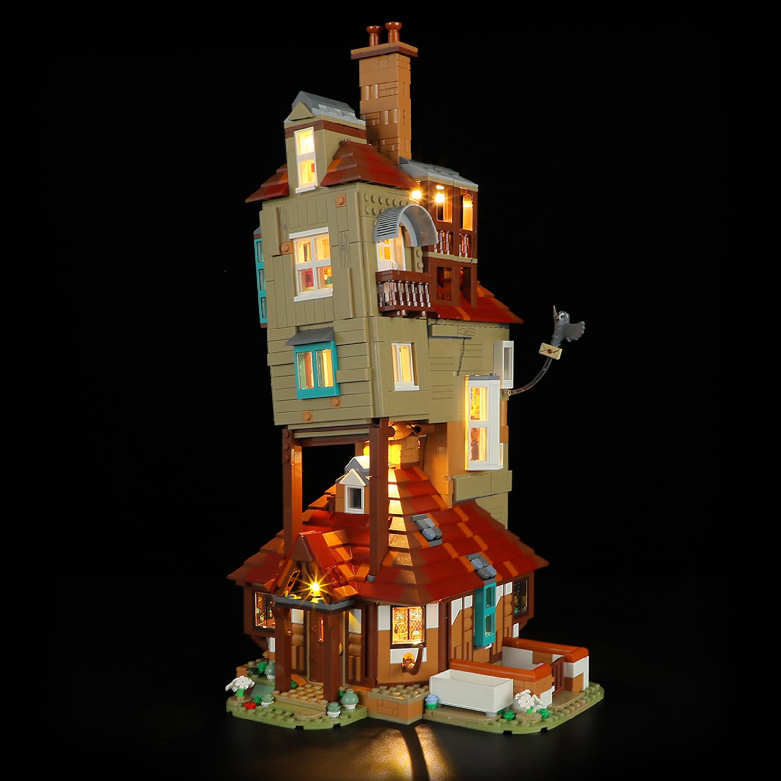 BRIKSMAX 2.0 Light Kit for The Burrow - Innovative LED Lighting - Compatible with Lego Harry Potter 76437