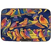Monarque RFID Secure Armored Wallet, Laurel Burch Collection (Songbirds)