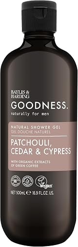 Baylis & Harding Goodness Patchouli Cedar Cypress Shower Gel 500 ml Pack of 3 view 2