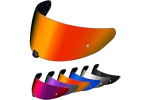 PSLER i10 Visor HJ-31 Visor i10 Tinted Visor Helmet i70 Face Shield Replacementfor i10 HJ-31 i70,Deep Red