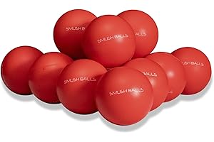 SMUSH BALLS Smushballs The Ultimate Anywhere Batting & Fielding Practice Foam Ball for Baseball/Softball (Red, 24)