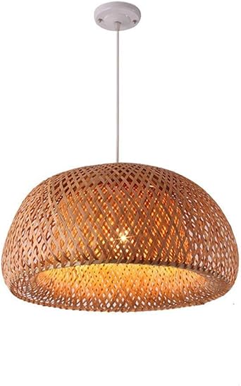 mopoq mimbre bambu retro lampara