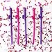 Bachelorette Party Straws + Confetti - 30 Straws - Naughty Bridal Party Supplies