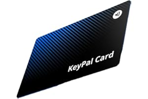 BAI YUE FU BAO Backup Card – NFC Hardware Crypto Wallet for Bitcoin, Ethereum, NFTs – Cold Storage with CC EAL6+ Secure Chip, PIN Protection, Mnemonic & Private Key Backup – No Battery, Tap to Use (Blue, 1 Pack)