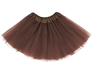 Century Star 4 Layers Tutu for Toddler Girls Tulle Ballet Dance Skirts Princess Fluffy Kids Dress up Birthday Party 2-8 Years
