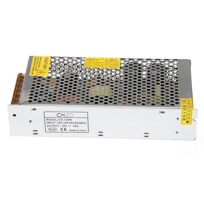 Netzteil stabilisiert für Lichterkette LED 220 V 12 V 10 A 10 120 W