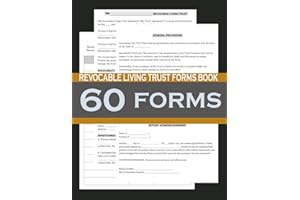 Revocable Living Trust Forms Book: Estate Planning Doc, Assets Protection, and Inheritance Distribution
