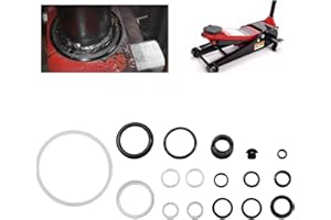 Sbulhia 17 PCS Floor Jack Seal Kit, 3 Ton Hydraulic Jack O-Ring Repair Sealing Tool with Oil Filler Plug, Universal Horizonta