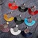 9 Pairs Tassel Hoop Earrings Bohemia Fan Shape Drop Earrings Dangle Hook Eardrop for Women Girls Party Bohemia Dress Accessory (Multicolor E)
