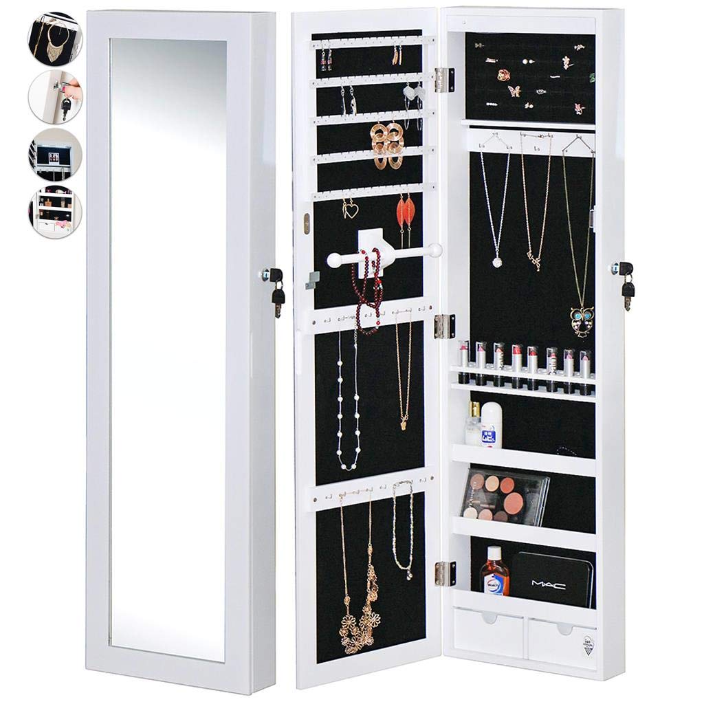 Icecreamliving Amelia Door Wall Mounted Full Length Jewellery