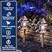 Moonrays 95871 Marion-Style Low Voltage Metal 3-Tier Path Light with Copper Finish