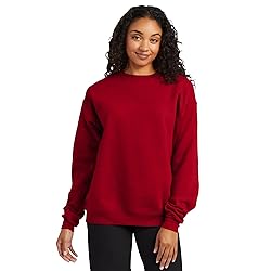 Hanes Men's ComfortBlend Sweatshirt, Deep Red, 4X