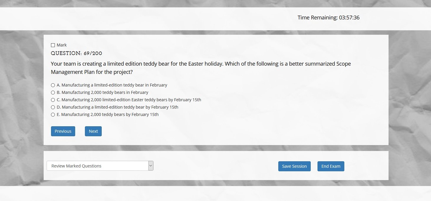 PMP Exam Prep: 6,000 unique Questions Simulation Software Based On PMBOK 6th Edition. 6,000 PMP Questions in One (Online Access Code Card) Windows, Mac, Smartphone