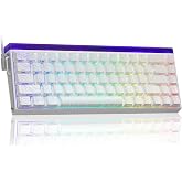 AULA Hero 68 HE 60% Gaming Keyboard Wired, Hall Effect Magnetic Switch Keyboard with 8K Hz Polling Rate, Side Printed PBT Keycaps, RGB Backlit Light Box, Customizable Web Software for PC/Mac Gamers