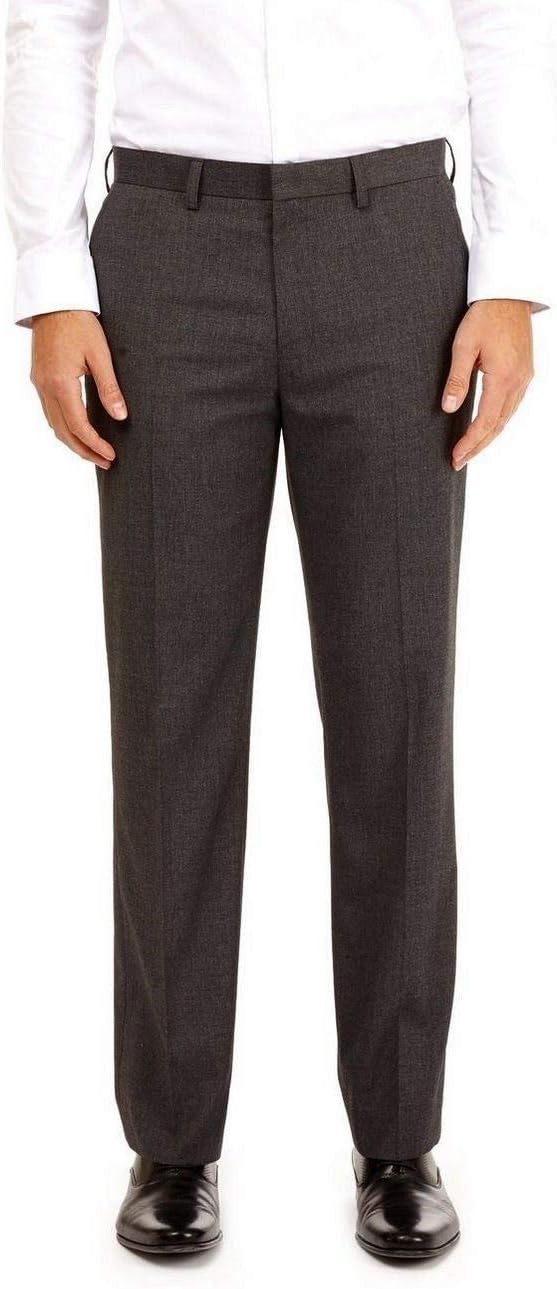 Boys Black & Grey Regular Fit School Trousers Elastic Adjustable Waist 3-16 Yrs