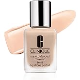 Clinique Superbalanced Oil Free Liquid Foundation Makeup For Dry to Oily Skin Types | Hydrating + Moisturizing | Moderate Coverage + Natural Finish