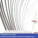SKYPRO 304 Stainless Steel Wire 0.1mm Soft Rustproof 328Ft for DIY Crafting view 3