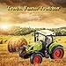 Fistone 1:16 Truck Inertia Farm Tractor Modern Farm Machinery Car Toy Simulation Farmer Tractor Hobby Toys for Kids with LED Lights