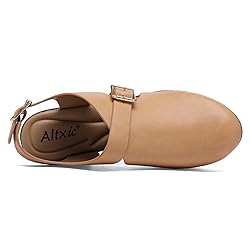 Altxic Women's Comfy Low Block Chunky Heels Sandals