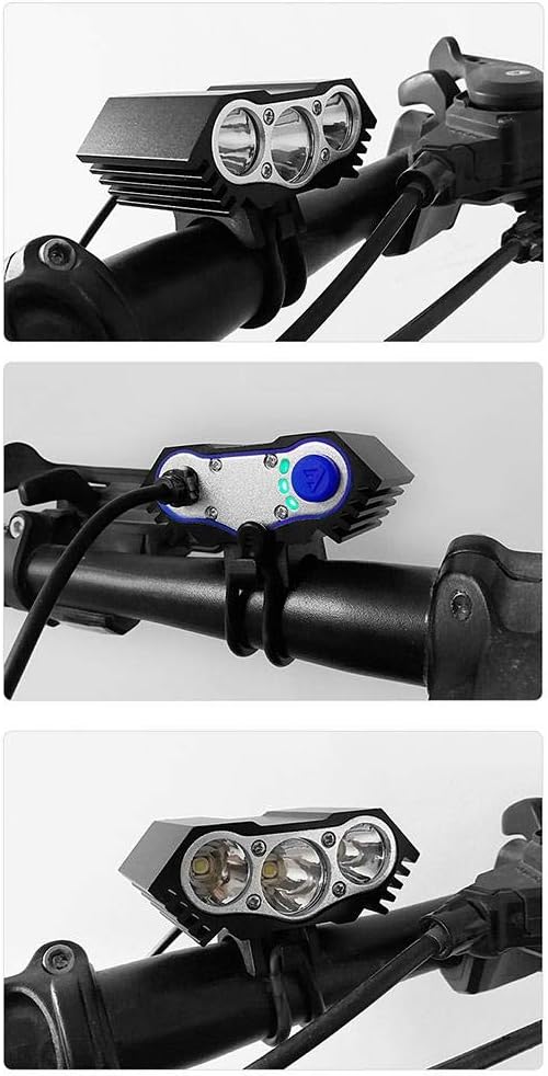 luz led para bicicleta usb 8800mah