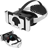 GAEKOL Upgraded VR Headset for Nintendo Switch & OLED - VR Virtual Reality Games Glasses with Adjustable Lens and Comfort Elite Strap, Lightweight 3D Glasses Goggles for Switch Labo VR