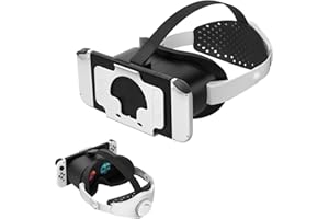 GAEKOL Upgraded VR Headset for Nintendo Switch & OLED - VR Virtual Reality Games Glasses with Adjustable Lens and Comfort Eli