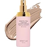 Winky Lux White Tea Tinted Moisturizer SPF 30 - Buildable Coverage with Facial SPF, Lightweight Sunscreen for Face, Naturally Radiant Finish, Long Lasting Coverage with Vitamin E, Light