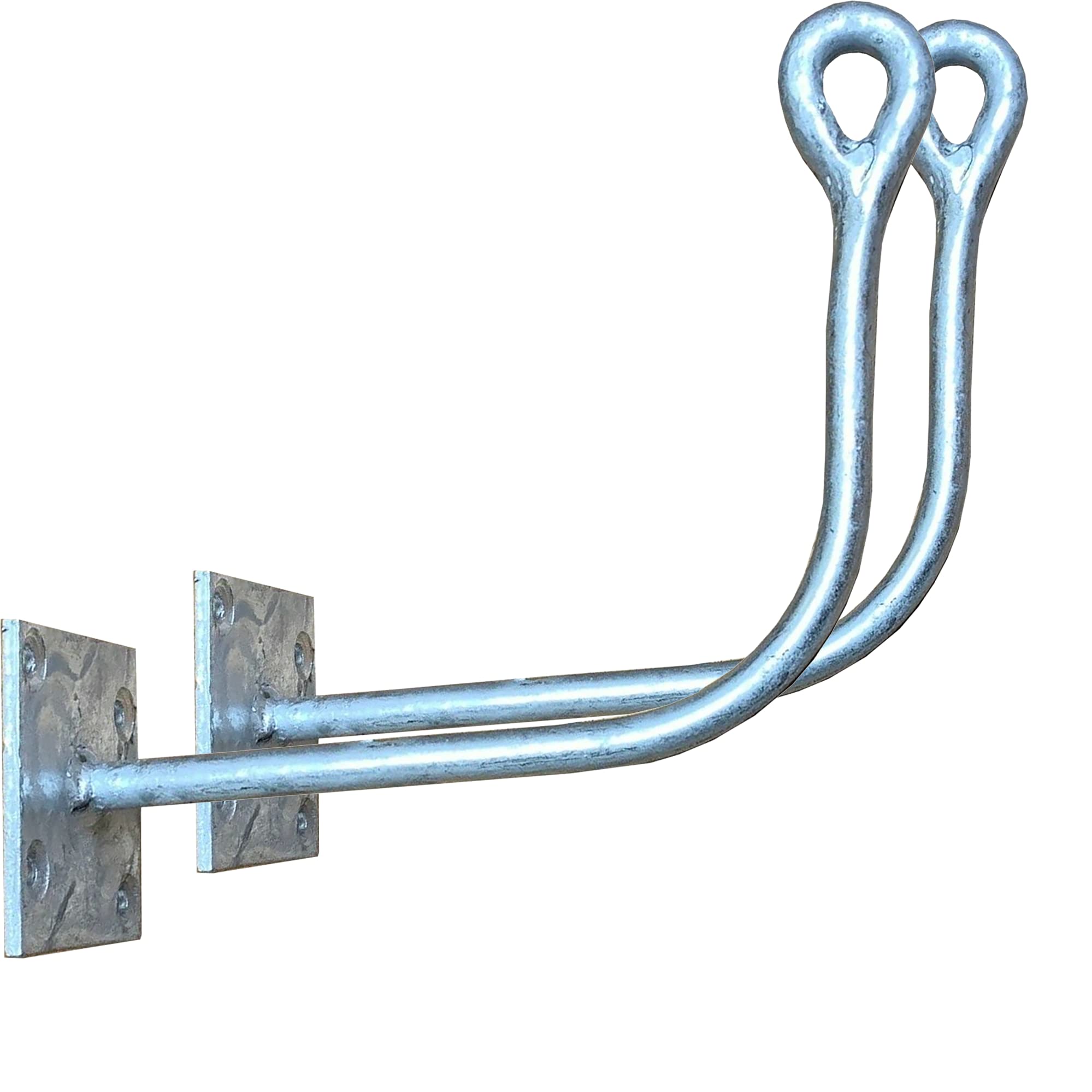 1STec 2 x BT Overhead Dropwire Telephone Cable Bracket 32 Angled Loop end Wire Extending Support Holder