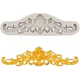 MINFEIDMS Barock Fondant Formen - Silikonformen Für Kekse & Schokolade 5,4x8cm