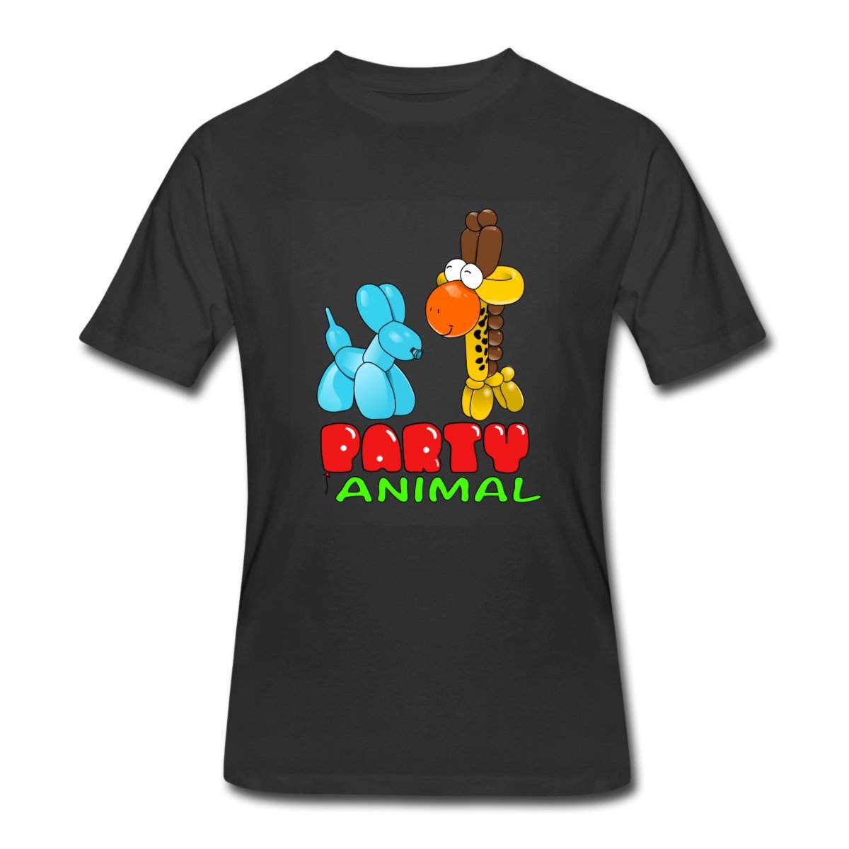 Party Animal Balloon Animals S 50 50 T Shirt 6834 | Seknovelty