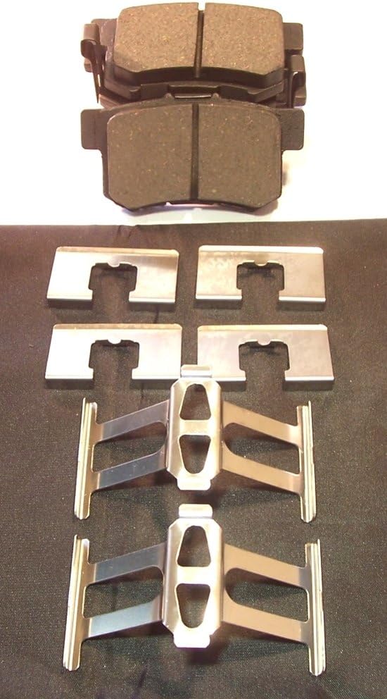 Graphite Ceramic D537.21 Police Formula (Rear) Disc Brake Pad Set (4 Pads) with Hardware
