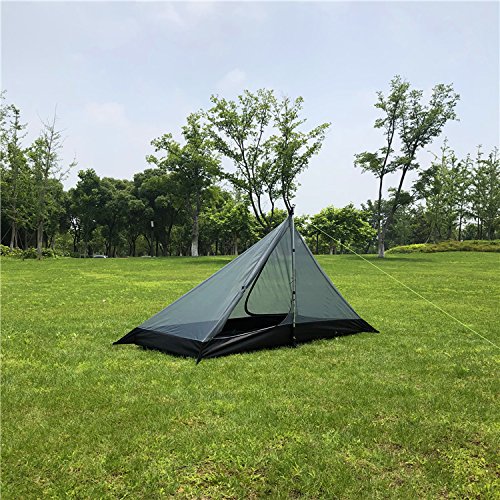 Survivalist 1P Trekking Pole Tent Pyramid Tent- Forget The Poles with This Lightweight, Spacious 1 Person Tent - Thumbnail 6