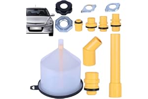 Coolant Flush Kit, Spill Proof No Spill Automotive Funnel, Cooling System Supplies for Engine Shop Garage Travel Commercial W