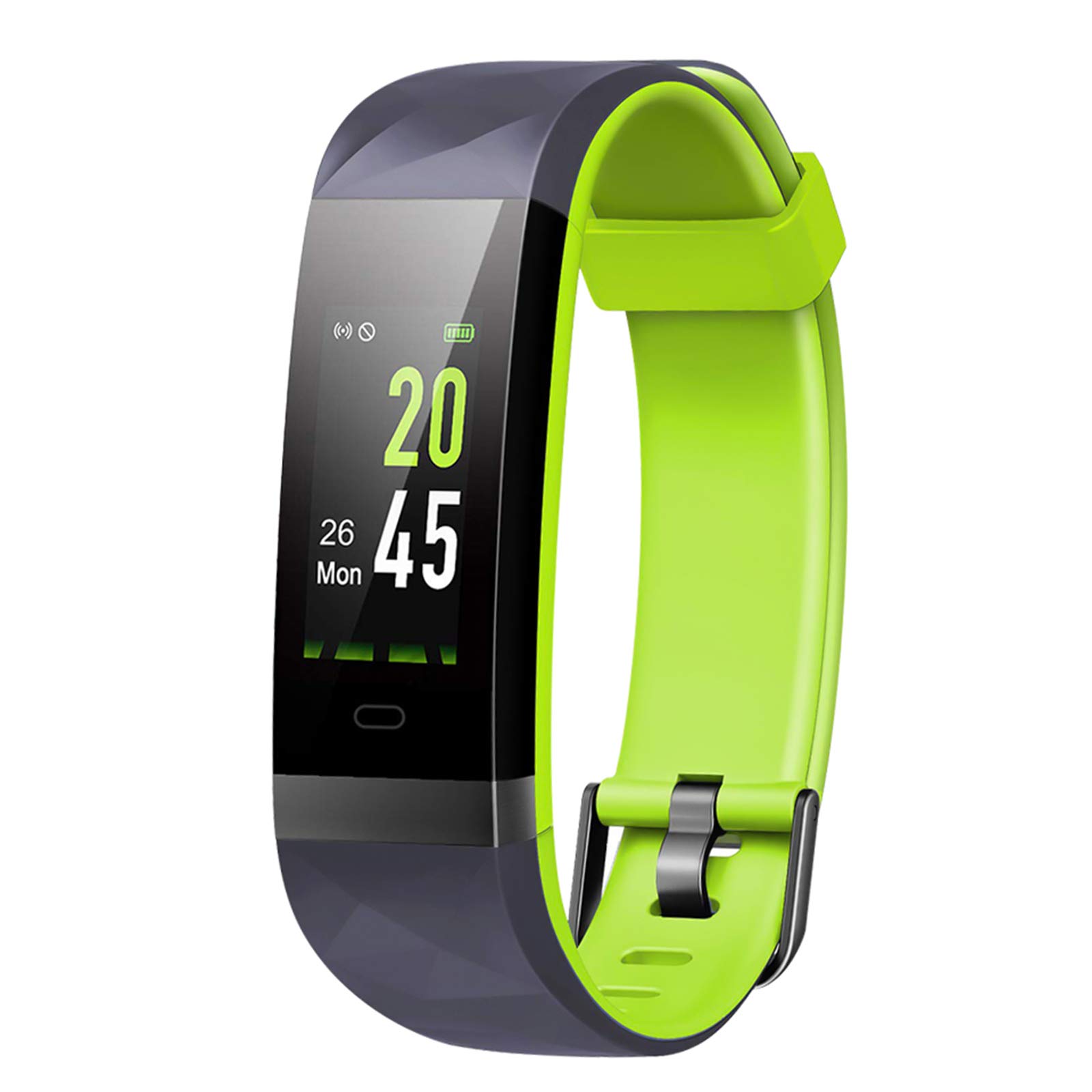 Lintelek Fitness Tracker, Home Exercise Activity tracker, IP68 Waterproof,  Heart Rate Monitor,Smart Watch, Calorie Counter, Slim Pedometer for Kids