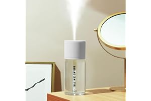 Car Humidifier USB Mini Portable Humidifier Ultrasonic Cool Mist Humidifier Low-noise operation Approx. 300ml capacity Suitab