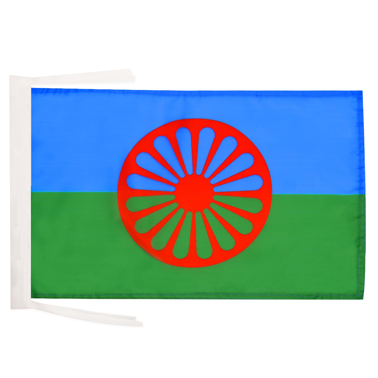 AZ FLAG - Gypsy Flag - 18'' x 12'' - 100% Polyester Traveller Small Banner with Two Cords - Fade Resistant - Vivid Colors - 18x12 in - 45x30 Cm — image 1