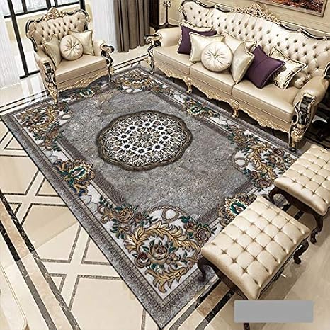 Amazon カーペット 100x160cm 1畳 ラグマット 花柄 洗える 北欧 安い 滑り止め ダマスク 方形 おしゃれ オールシーズン可 ウォッシャブル 夏用 フランネル マイクロファイバー 新生活 リビング デスク下 ラグ カーペット オンライン通販