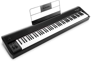 M-AUDIO Hammer 88 USB MIDI Keyboard Controller with 88 Hammer Action Piano Style Keys Including A Studio Grade Recording Soft